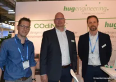 Tamar Hoogstad of Array Industries in the stand with Rob Wessels and Marco Noordman of Hug Engineering.